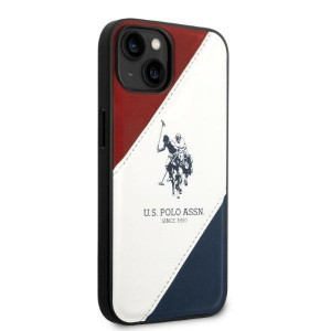 Оригинален гръб US POLO Tricolor Embossed USHCP14MPSO3 - iPhone 14 Plus бял - Img 6