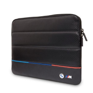 Оригинален калъф за лаптоп BMW Carbon Tricolor BMCS14PUCARTCBK 14" черен - Img 2