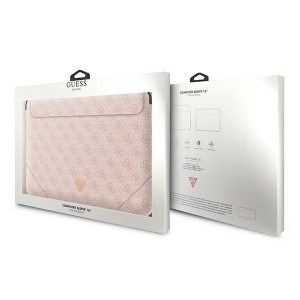 Оригинален калъф за лаптоп GUESS 4G Uptown Triangle Logo GUCS16P4TP 16" розов - Img 4