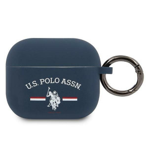 Оригинален калъф за слушалки US Polo USACA3SFGV - AirPods 3 тъмносин