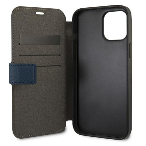 Оригинален калъф тип книга US POLO Polo Embroidery USFLBKP12LPUGFLNV - iPhone 12 Pro Max тъмносив - Img 4