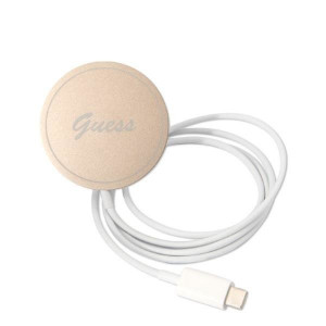 Оригинален комплект GUESS 4G Print (гръб + зарядно) MagSafe GUBPP13XH4EACSP - iPhone 13 Pro Max розов - Img 8