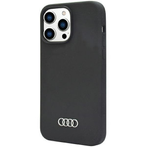 Оригинален силиконов гръб AUDI AU-LSRIP14PM-Q3 / D1-BK - iPhone 14 Pro Max черен - Img 3