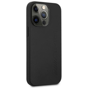 Оригинален твърд гръб AMG Leather Hot Stamped AMHCP14LDOLBK - iPhone 14 Pro черен - Img 4