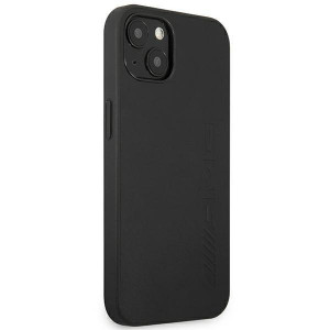 Оригинален твърд гръб AMG Leather Hot Stamped AMHCP14SDOLBK - iPhone 14 черен - Img 4