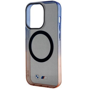 Оригинален твърд гръб BMW Gradient Bumper MagSafe BMHMP14LHTGE - iPhone 14 Pro сив - Img 6