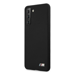 Оригинален твърд гръб BMW Signature Aluminium BMHCS21 5GSMSILBK - Samsung Galaxy S21 5G черен - Img 2