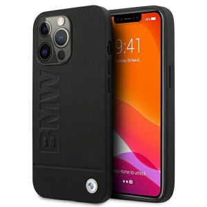 Оригинален твърд гръб BMW Signature Logo Imprint BMHCP13XSLLBK - iPhone 13 Pro Max черен - Img 1