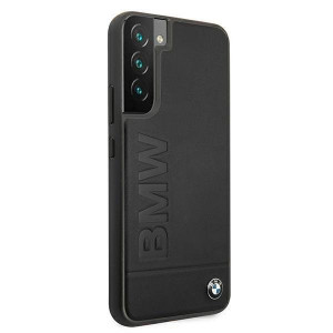 Оригинален твърд гръб BMW Signature Logo Imprint BMHCS22MSLLBK - Samsung Galaxy S22+ черен - Img 4