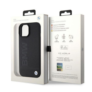 Оригинален твърд гръб BMW Signature Logo Imprint MagSafe BMHMP15SSLLBK - iPhone 15 черен - Img 8