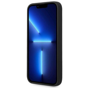 Оригинален твърд гръб BMW Silicone Signature BMHMP14MSLBLBK MagSafe - iPhone 14 Plus черен - Img 6