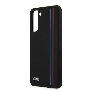 Оригинален твърд гръб BMW Stripes M BMHCS21MSIVTBK - Samsung Galaxy S21+ 5G черен - Img 6