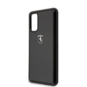 Оригинален твърд гръб FERRARI Carbon Heritage FEHCAHCS62BK - Samsung Galaxy S20 / S20 5G черен - Img 5