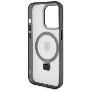Оригинален твърд гръб FERRARI Ring Stand 2023 FEHMP15XUSCAH - iPhone 15 Pro Max прозрачен - Img 7