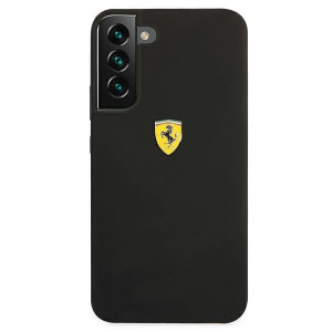 Оригинален твърд гръб FERRARI Track Silicone FESSIHCS22MBK - Samsung Galaxy S22+ черен - Img 3
