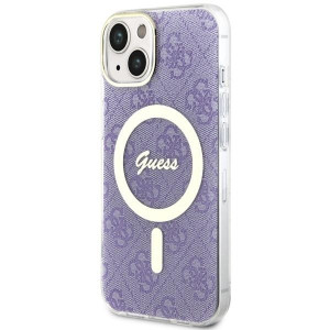 Оригинален твърд гръб GUESS 4G GUHMP14MH4STU - iPhone 14 Plus лилав - Img 2