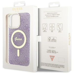 Оригинален твърд гръб GUESS 4G GUHMP14XH4STU - iPhone 14 Pro Max лилав - Img 8