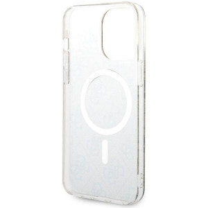 Оригинален твърд гръб GUESS 4G MagSafe GUHMP14XH4STW - iPhone 14 Pro Max кафяв - Img 6
