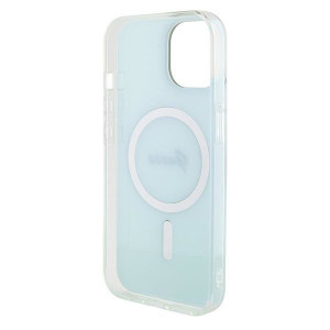 Оригинален твърд гръб GUESS IML Iridescent MagSafe GUHMP15SHITSQ - iPhone 15 тюркоаз - Img 7