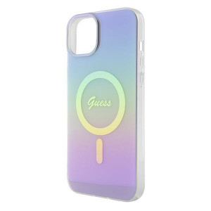 Оригинален твърд гръб GUESS IML Iridescent MagSafe GUHMP15SHITSU - iPhone 15 лилав - Img 6