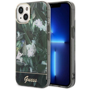 Оригинален твърд гръб GUESS Jungle GUHCP14MHGJGHA - iPhone 14 Plus зелен - Img 1