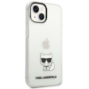 Оригинален твърд гръб KARL LAGERFELD Choupette Body KLHCP14MCTTR - iPhone 14 Plus прозрачен - Img 4