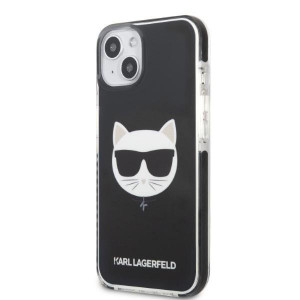 Оригинален твърд гръб KARL LAGERFELD Choupette Head KLHCP13MTPECK - iPhone 13 черен - Img 2