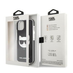 Оригинален твърд гръб KARL LAGERFELD Choupette Head KLHCP13MTPECK - iPhone 13 черен - Img 8