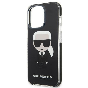 Оригинален твърд гръб KARL LAGERFELD Ikonik Karl KLHCP13LTPEIKK - iPhone 13 Pro черен - Img 6