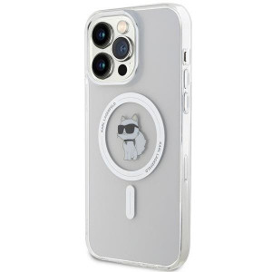 Оригинален твърд гръб KARL LAGERFELD IML Choupette MagSafe - iPhone 15 Pro Max прозрачен - Img 2