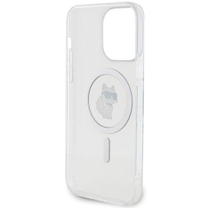 Оригинален твърд гръб KARL LAGERFELD IML Choupette MagSafe - iPhone 15 Pro Max прозрачен - Img 7