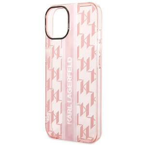 Оригинален твърд гръб KARL LAGERFELD Mono Vertical Stripe KLHCP14MHKLSPCP - iPhone 14 Plus розов - Img 6