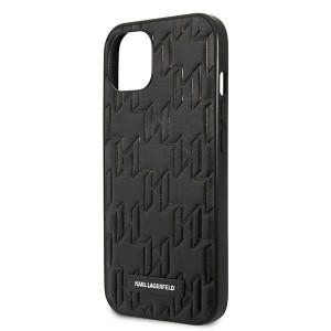 Оригинален твърд гръб KARL LAGERFELD Monogram Plaque KLHCP13SMNMP1K - iPhone 13 mini черен - Img 5