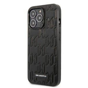 Оригинален твърд гръб KARL LAGERFELD Monogram Plaque KLHCP13XMNMP1K - iPhone 13 Pro Max черен - Img 2