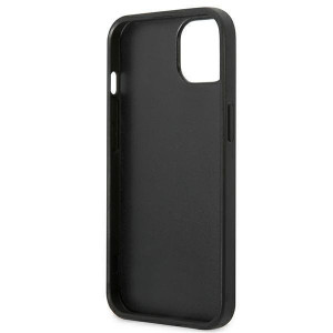 Оригинален твърд гръб KARL LAGERFELD Saffiano Plaque KLHCP13SSFMP2DG - iPhone 13 mini сребрист - Img 7