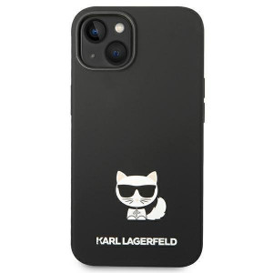Оригинален твърд гръб KARL LAGERFELD Silicone Choupette Body KLHCP14MSLCTBK - iPhone 14 Plus черен - Img 3
