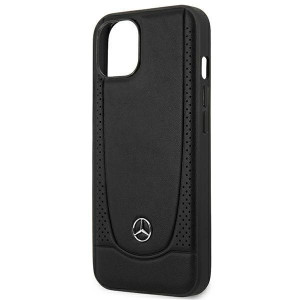 Оригинален твърд гръб MERCEDES Leather Urban MEHCP15MARMBK - iPhone 15 Plus черен - Img 6