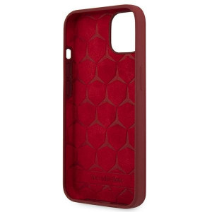 Оригинален твърд гръб MERCEDES Silicone MEHCP13SSILRE - iPhone 13 mini червен - Img 7