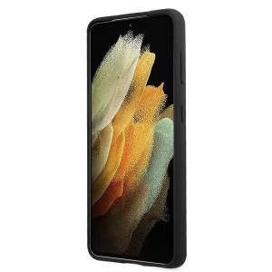 Оригинален твърд гръб MERCEDES Silicone MEHCS21 5GSSILBK - Samsung Galaxy S21 5G черен - Img 5