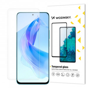Плосък закален стъклен протектор 9H WOZINSKY - Honor 90 Lite / X50i - Img 1