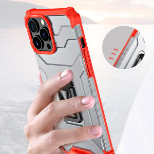 Подсилен гръб със стойка Crystal Ring - iPhone 13 Pro черен - Img 9