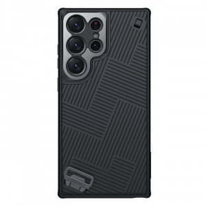 Подсилен гръб с каишка за китка Nillkin Strap - Samsung Galaxy S23 Ultra черен - Img 3