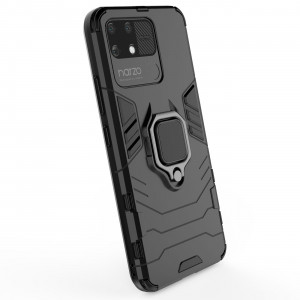 Подсилен гръб с магнитна стойка Ring Armor - Realme narzo 50A черен - Img 9