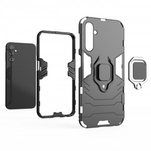 Подсилен гръб с магнитна стойка Ring Armor - Samsung Galaxy A24 черен - Img 16
