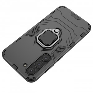 Подсилен гръб с магнитна стойка Ring Armor - Samsung Galaxy S23 черен - Img 5