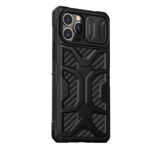 Подсилен гръб с подвижно покритие за камерата NILLKIN Adventruer - iPhone 13 Pro черен - Img 3