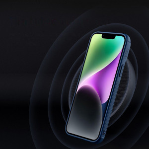 Подсилен гръб с подвижно покритие за камерата NILLKIN Textured S MagSafe - iPhone 14 зелен - Img 10