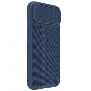 Подсилен гръб с подвижно покритие за камерата NILLKIN Textured S - iPhone 14 Plus син - Img 3