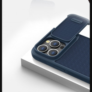 Подсилен гръб с подвижно покритие за камерата NILLKIN Textured S MagSafe - iPhone 14 Pro черен - Img 13