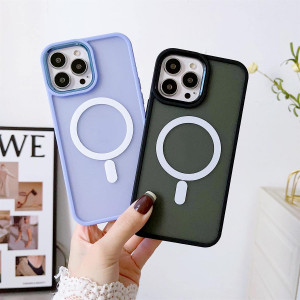Подсилен гръб Color Matte MagSafe - iPhone 15 Pro Max черен - Img 7